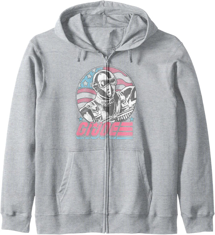 G.I. Joe Fourth Of July Snake Eyes Circle Portrait Kapuzenjacke