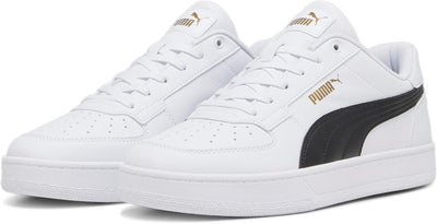 Puma Unisex's Caven 2.0 Sneaker 42.5 EU Puma White Puma Black Gold, 42.5 EU Puma White Puma Black Go