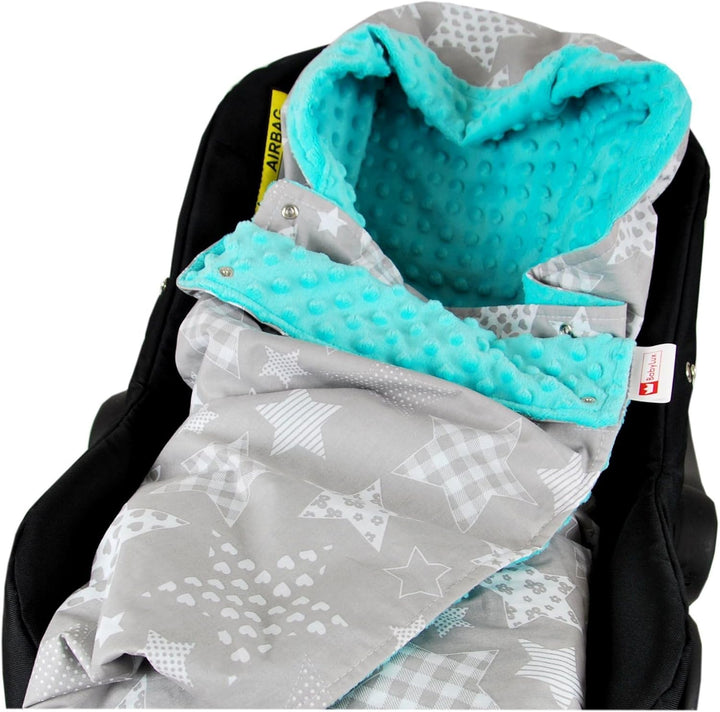 Babylux Baby EINSCHLAGDECKE 90 x 90 cm Einlage Babyschale Kinderwagen Buggy Decke Autoschale Autosit