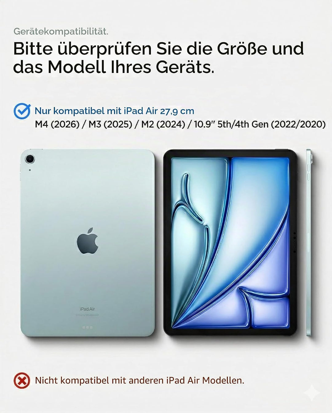 Spigen AirSkin Pro Kompatibel mit iPad Air 5. Generation (2022) / iPad Air 4. Generation (2020) 10.9