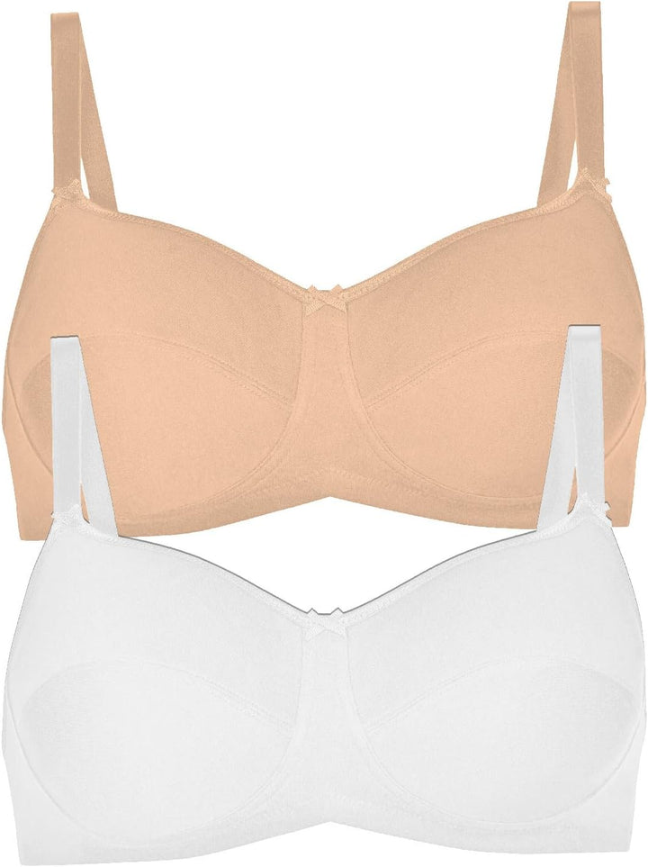 Anita 2er Sparpack Prothesen BH Allie 5301X Gr. 70-95 A-E 90E Skin/Weiss