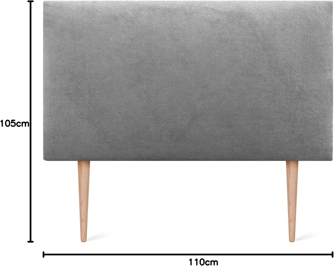 DHOME Kopfteil aus Kunstleder oder Stoff AQUALINE Glattes gepolstertes Kopfteil Luxusbett Kopfteil (