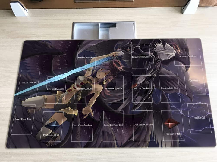 Mlikemat ZD014-437-A Spielmatte Darklord Ixchel, CCG TCG Sammelkartenspielmatte und kostenlose Tasch