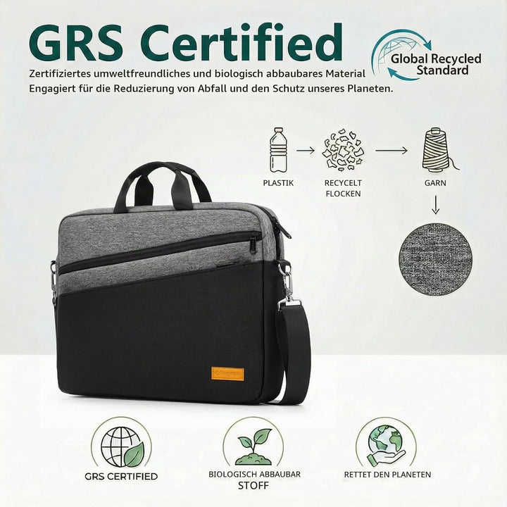 bagasin Laptoptasche Laptop Aktentasche Passt bis zu 17 17,3 Zoll Laptop Erweiterbare Wasserdichte S