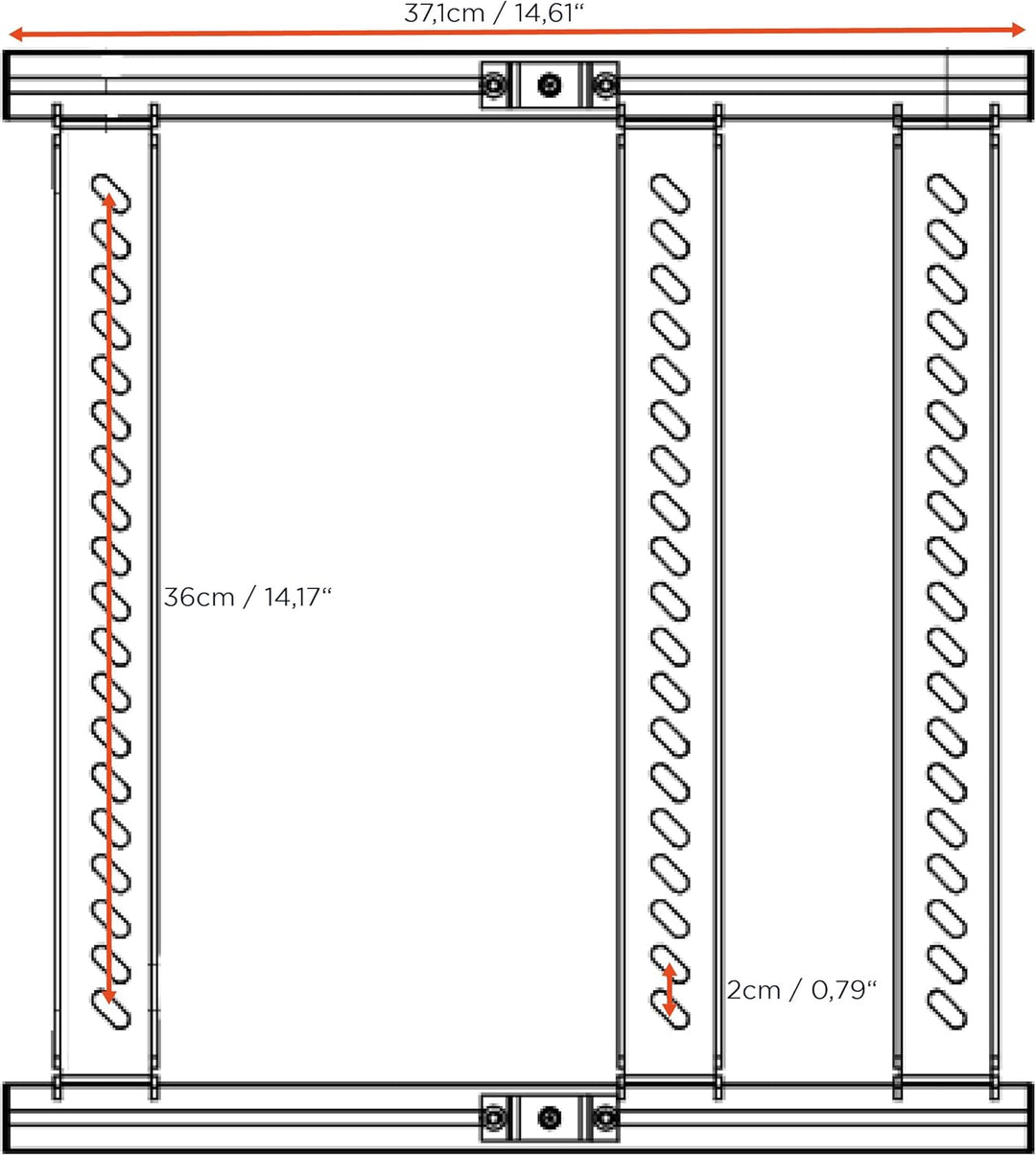 celexon Beamer-Deckenlift PL300 - ausfahrbar bis 18,5'' - bis 33lbs - Projektorhöhe bis 5,5'' - auch