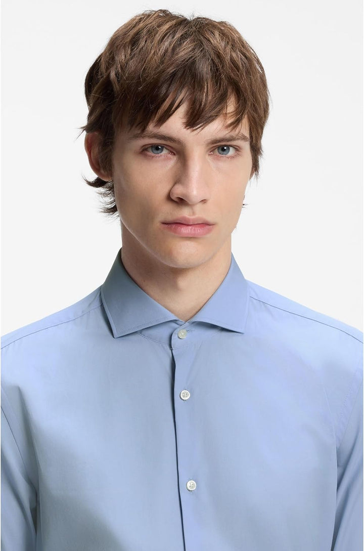 HUGO Herren C-Jason Shirt, 38 Light/Pastel Blue 459