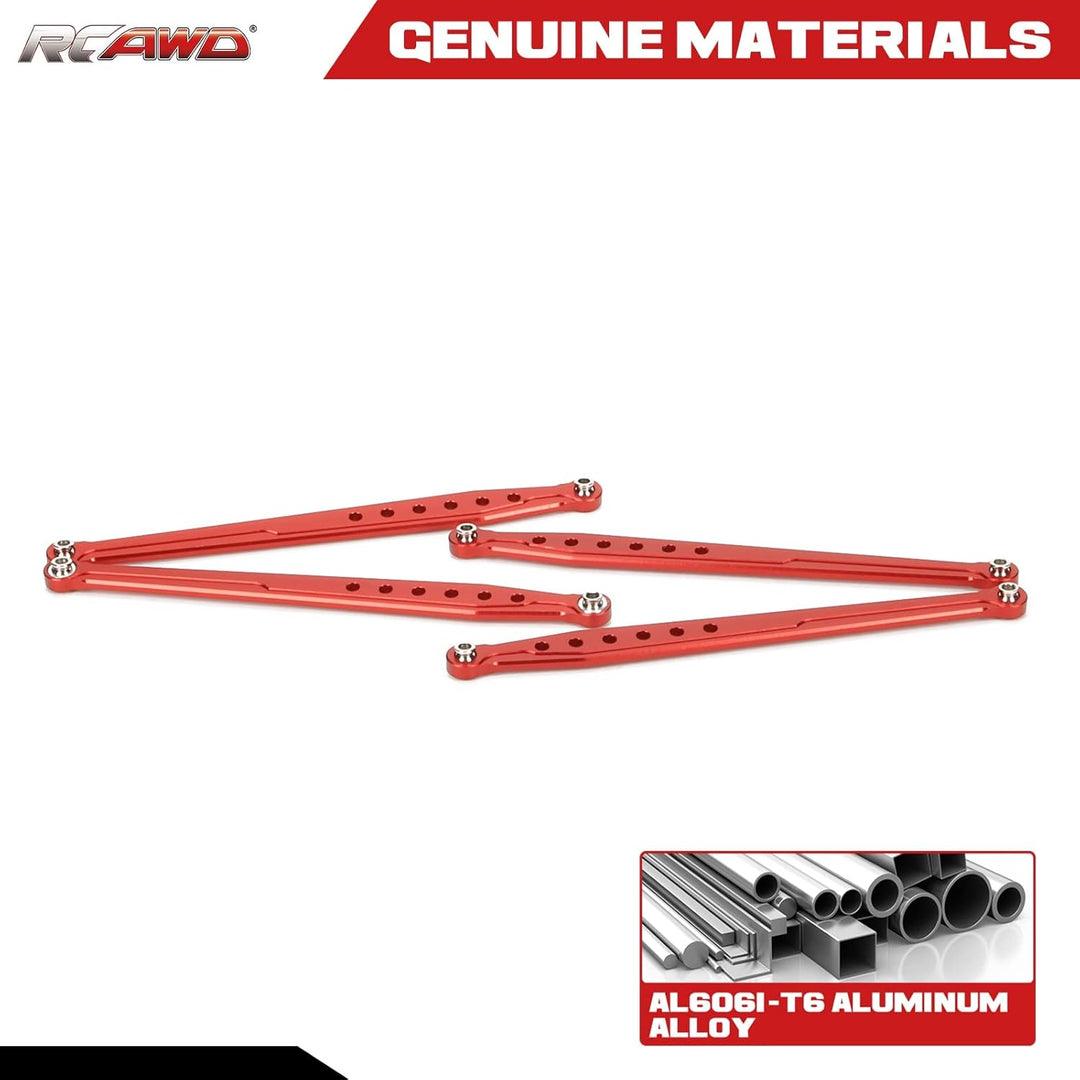 RCAWD RC Auto Chassis Link Rod,Aluminium Chassis Link Rod für 1/10 Everest Gen7 Pro und 1/10 Everest
