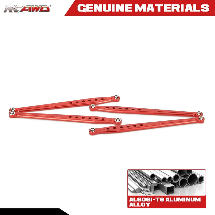 RCAWD RC Auto Chassis Link Rod,Aluminium Chassis Link Rod für 1/10 Everest Gen7 Pro und 1/10 Everest