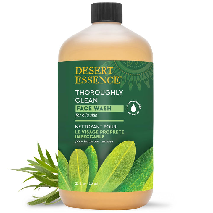 Desert Essence Desert Essence gründlich reinigen Face Wash Refill, 32-Unze