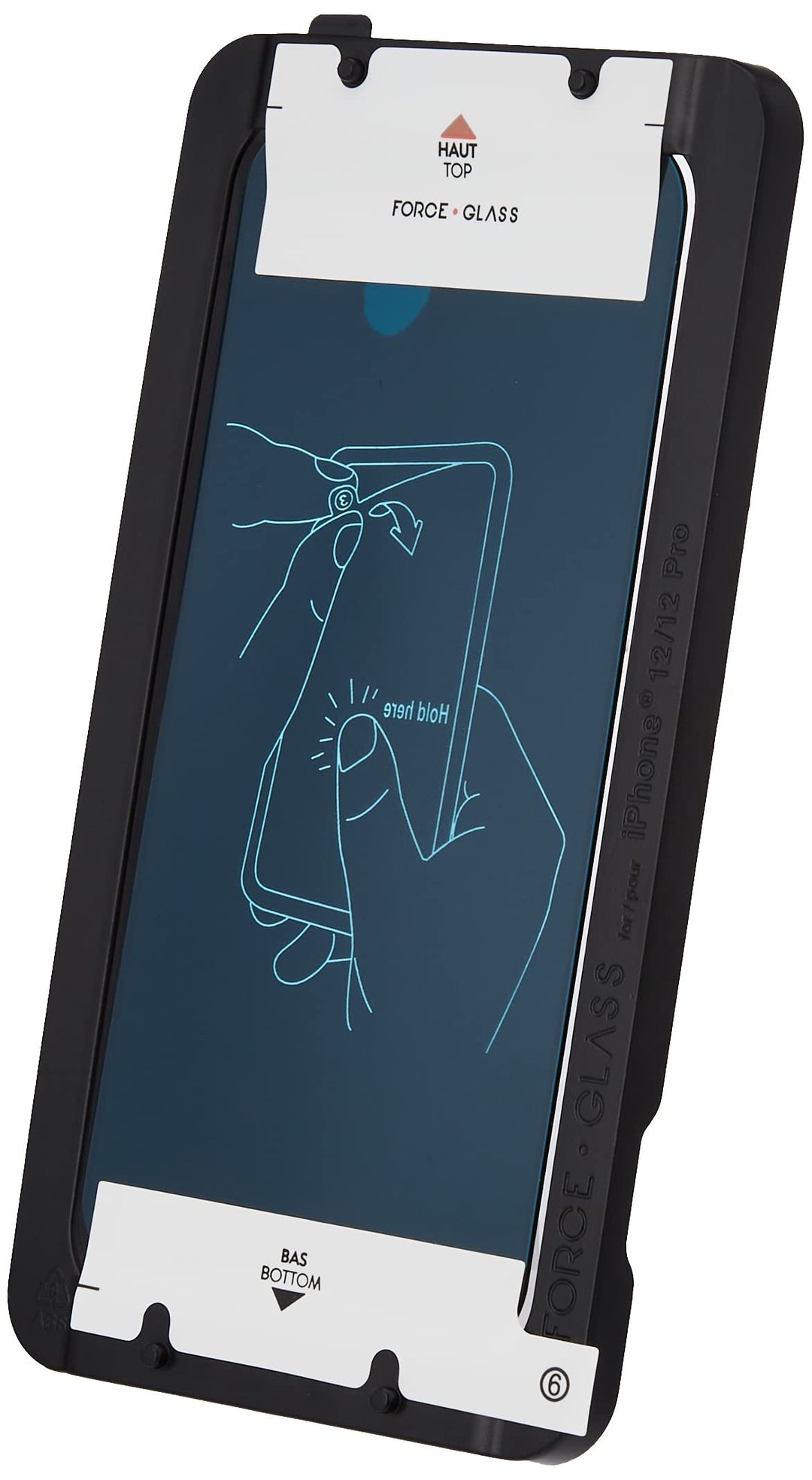Force Glass Displayschutzfolie aus organischem Glas, antibakteriell, für iPhone 12 Pro Iphone 12 Pro
