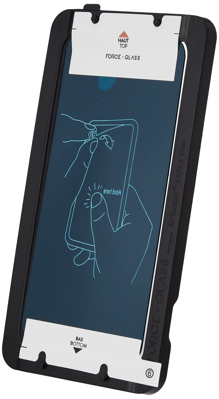 Force Glass Displayschutzfolie aus organischem Glas, antibakteriell, für iPhone 12 Pro Iphone 12 Pro