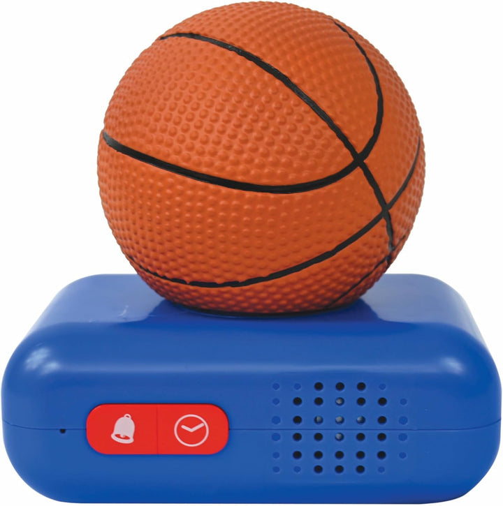 Lexibook, Basketball, Basketball-Nachtlichtwecker, Töne und Melodien, LCD-Bildschirm mit Hintergrund