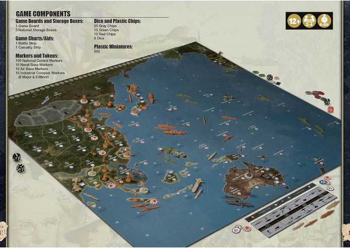 Axis & Allies - 1940 Pacific 2nd Edition (RGD02555)