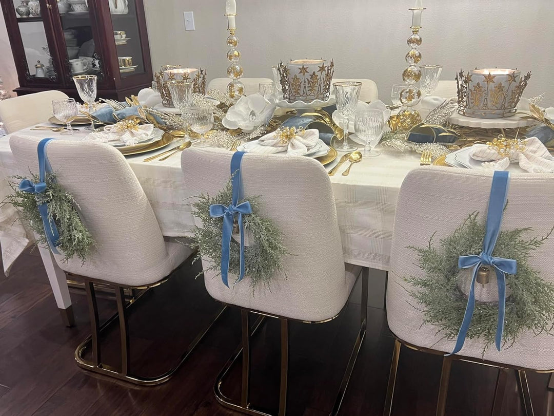 10 Stück Vintage Weihnachtsglocke zur Dekoration - Rustikale hängende Zylinderglocken zum Basteln, H