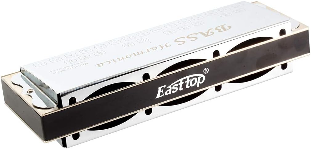 East Top Upgrade Bass Mundharmonika Für Erwachsene, professionelle Bandspieler und Studenten NE01, N