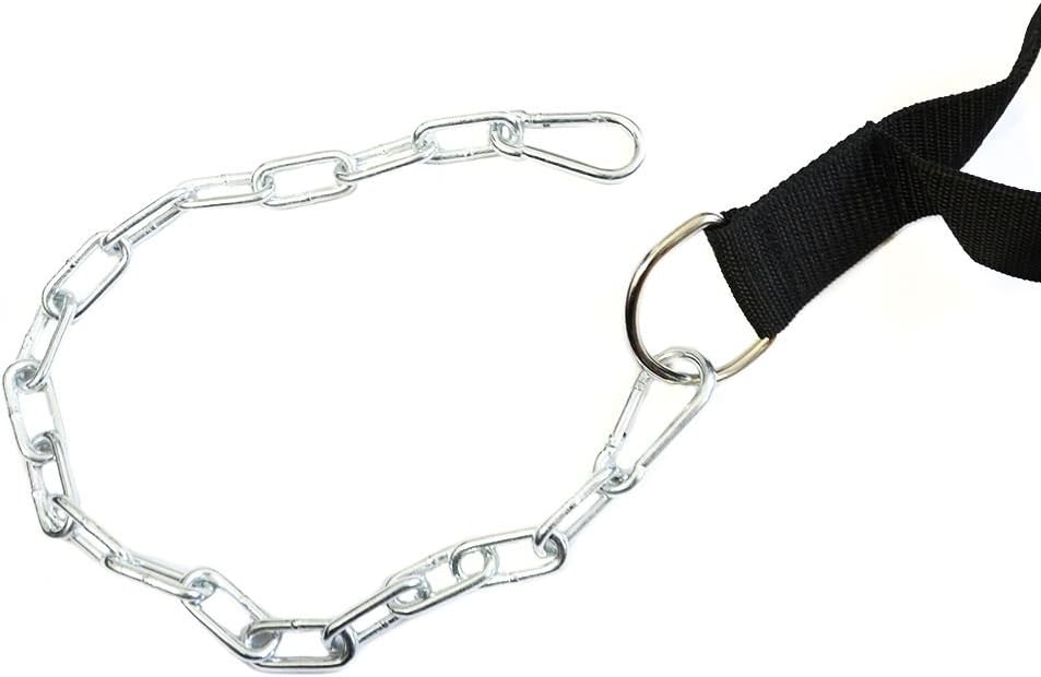 HemeraPhit Gewichtete Klimmzug Dips Gürtel Kette Doppel D Ring Gewichtheben Rückengurte Home Gym Zub