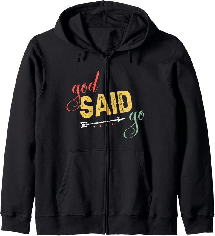 God Said Go - Gave My Heart Jesus Kapuzenjacke
