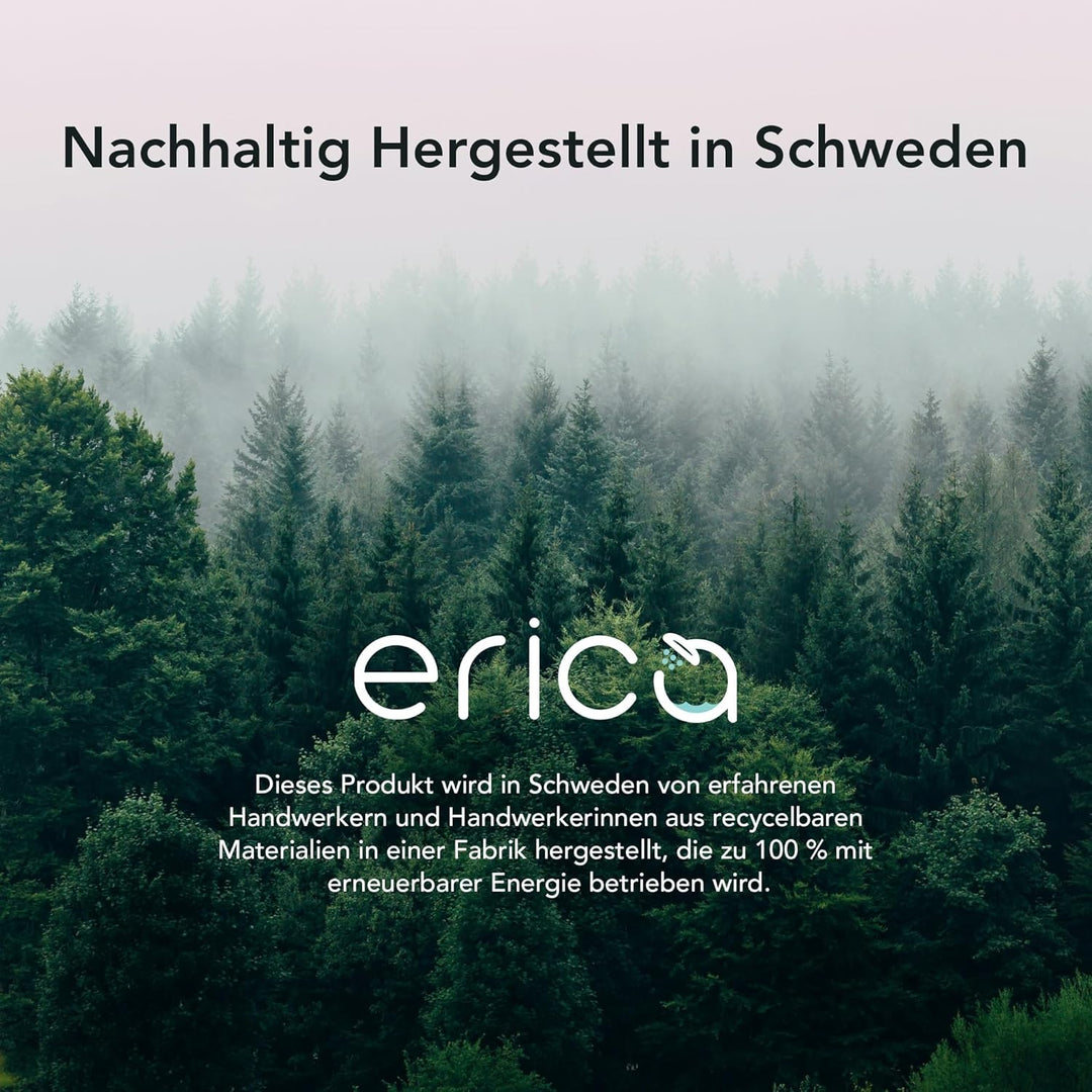 Erica – Duschvorhangstange in U-Form für Wandmontage ohne Deckenhalterung – 70x165x70 cm Duschstange