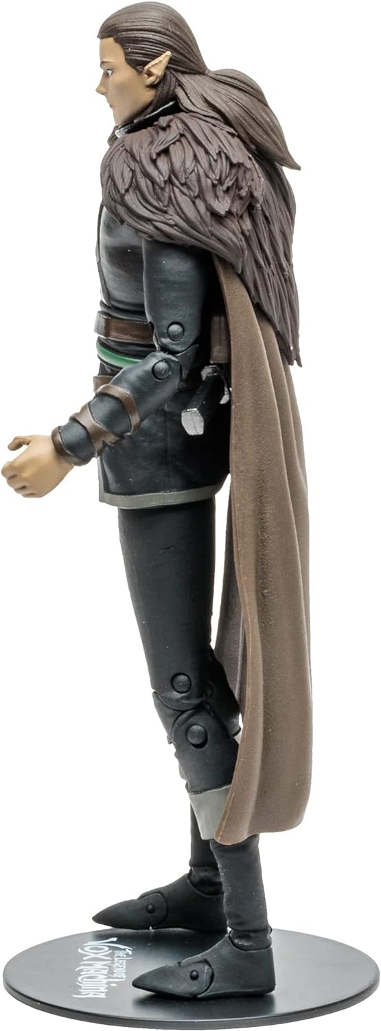McFarlane Toys, 7 Zoll Critical Role Vox Machina Vax'Ildan Actionfigur mit 22 beweglichen Teilen, Sa