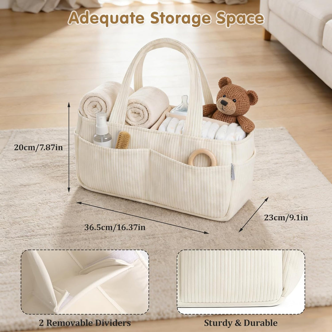 Wickelkorb Organizer, Baby-Aufbewahrungskorb für Wickeltisch, Wickelorganizer, Baby-Diaper-Caddy-Org