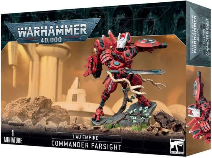 Games Workshop - Warhammer 40,000 - T'au Empire - Commander Farsight, Schwarz