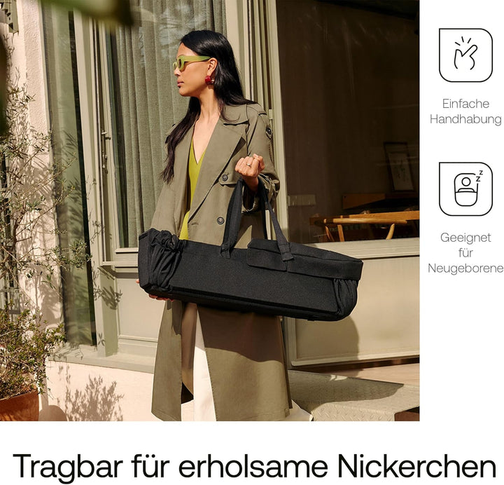 Bugaboo Babynest, tragbare Liegewanne mit Tragegurten Kinderwagen geeignet, entfalbar zu Einer Baumw