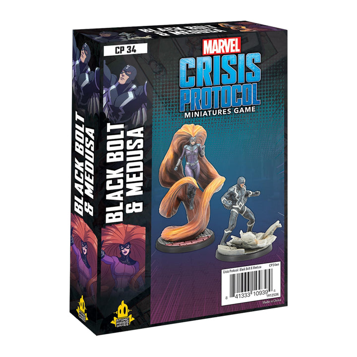 Atomic Mass Games - Marvel Crisis Protocol: Character Pack: Black Bolt and Medusa - Miniature Game 2