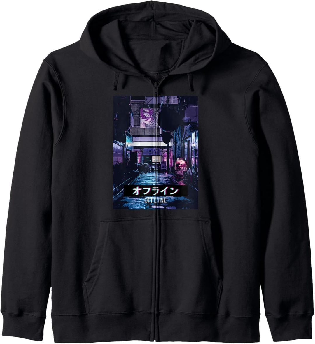 Japan Tokio Anime Aestethic Vaporwave Kapuzenjacke