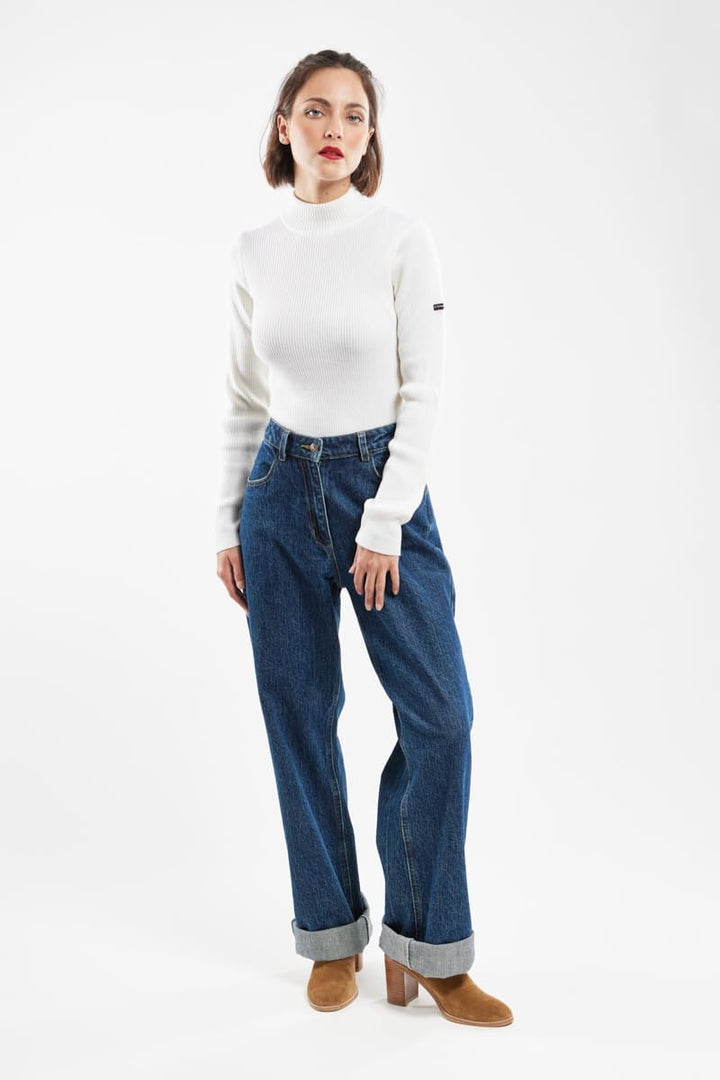 Armor Lux Damen Combourg Pullover 38 Milk, 38 Milk