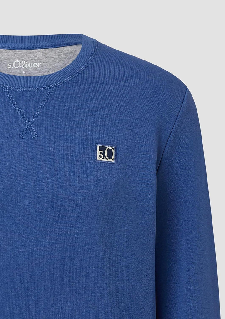 s.Oliver Herren Sweatshirt M Royalblau, M Royalblau