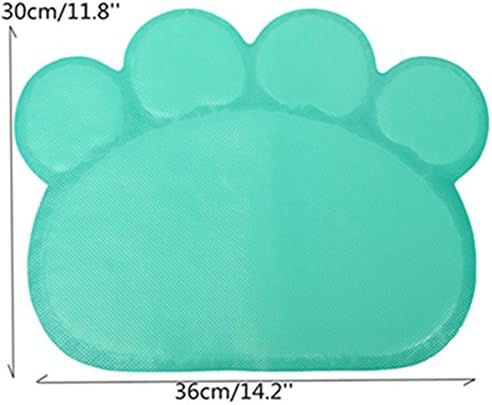 Napfunterlage Hund + Katze Hundenapf Unterlage für Näpfe Katzennapf (pink, 30cm x 36cm) pink 30cm x