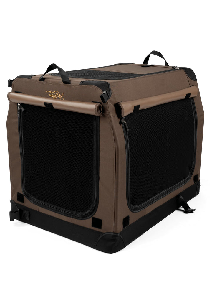 TrendPet TPX90-Pro - Leichte, Faltbare Hundebox mit Aluminium Rahmen L 90 x B 65 x H 70 cm, L 90 x B
