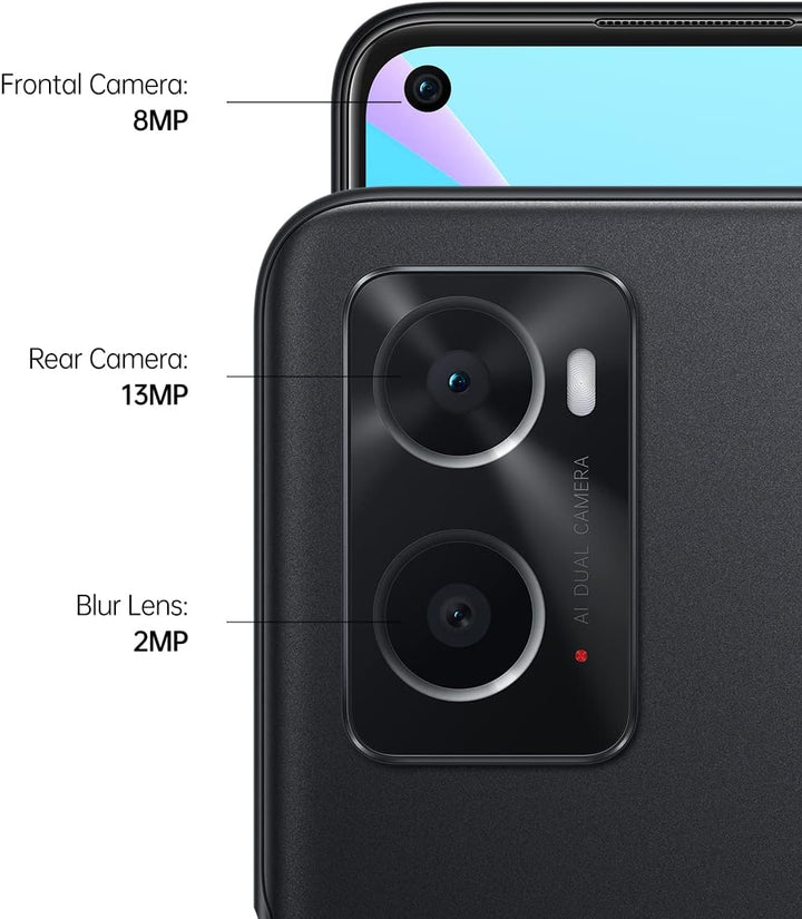 OPPO A76 Smartphone, Qualcomm Snapdragon 680, 90Hz-Bildschirm, 13MP+2MP Rückkamera, 8MP Frontkamera,