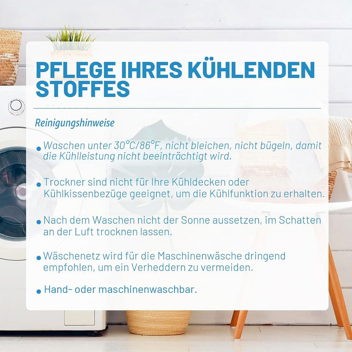 Ailemei Direct Leichte Kühldecke Sommerdecke, Doppelseitige Kühler Zum Schlaf Fürs Bett im Küstenfar