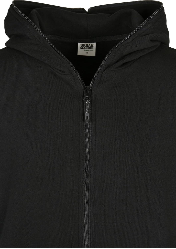 Urban Classics Herren Organic Full Zip Hoodie, Männer Kapuzenpullover, erhältlich in vielen verschie