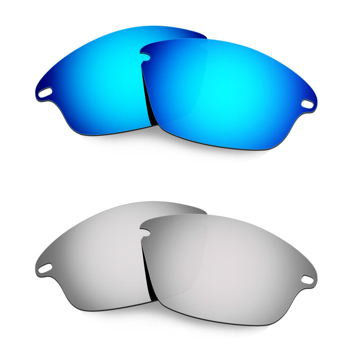 HKUCO Plus Mens Replacement Lenses For Oakley Fast Jacket - 2 pair