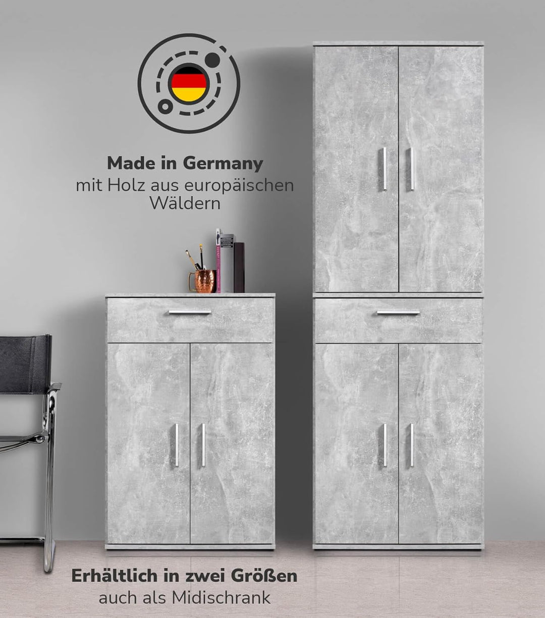 mokebo Mehrzweckschrank Büroschrank &