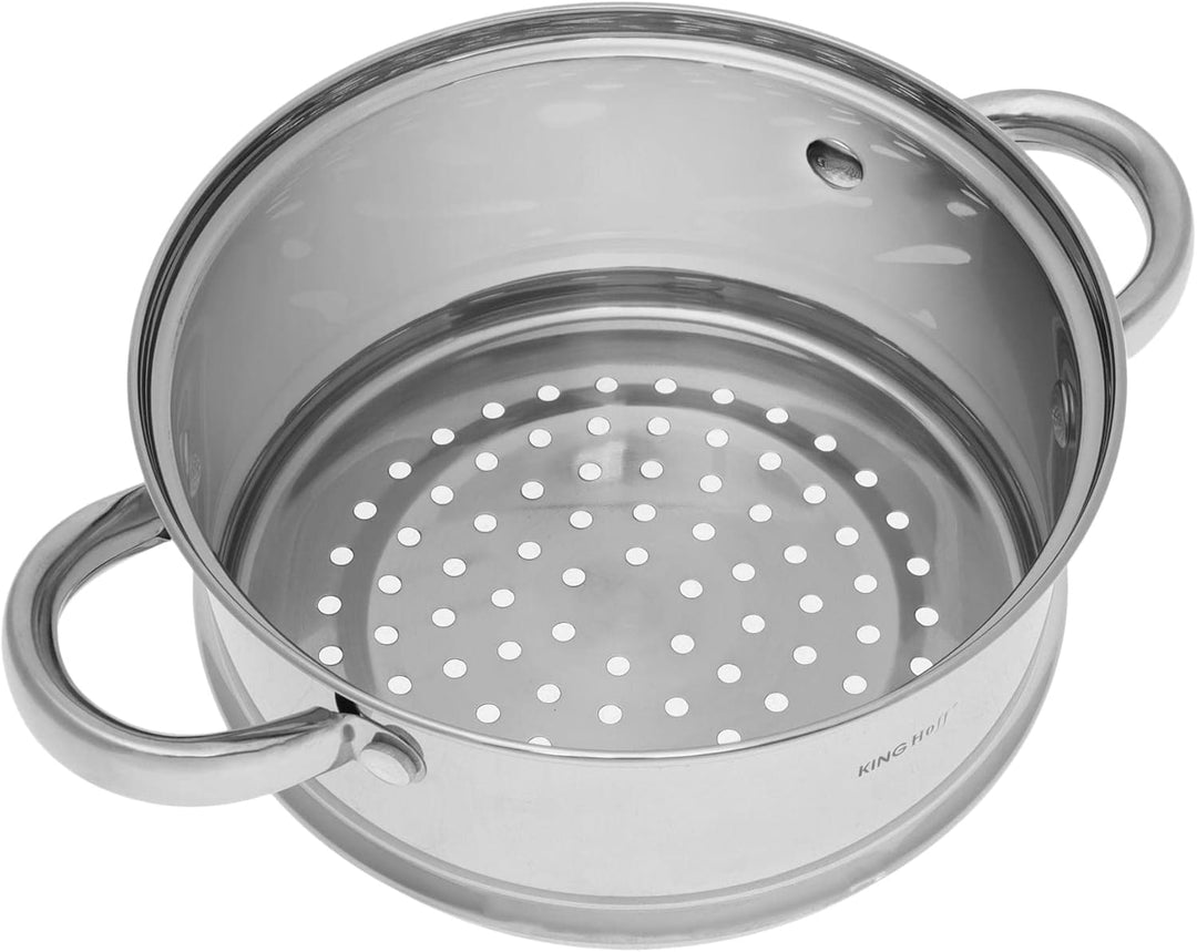 Dampferzeuger Dämpfeinsatz Steamer-Aufsatz KINGHOFF (18cm), 18cm