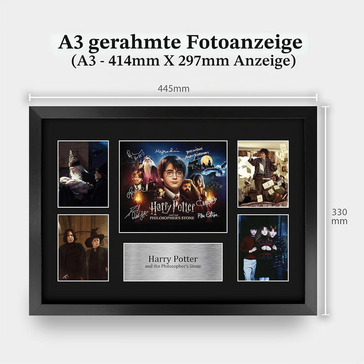 HWC Trading Philosophers Stone Harry Potter Geschenke Geducktes Signiertes Autogramm Präsentationsdi