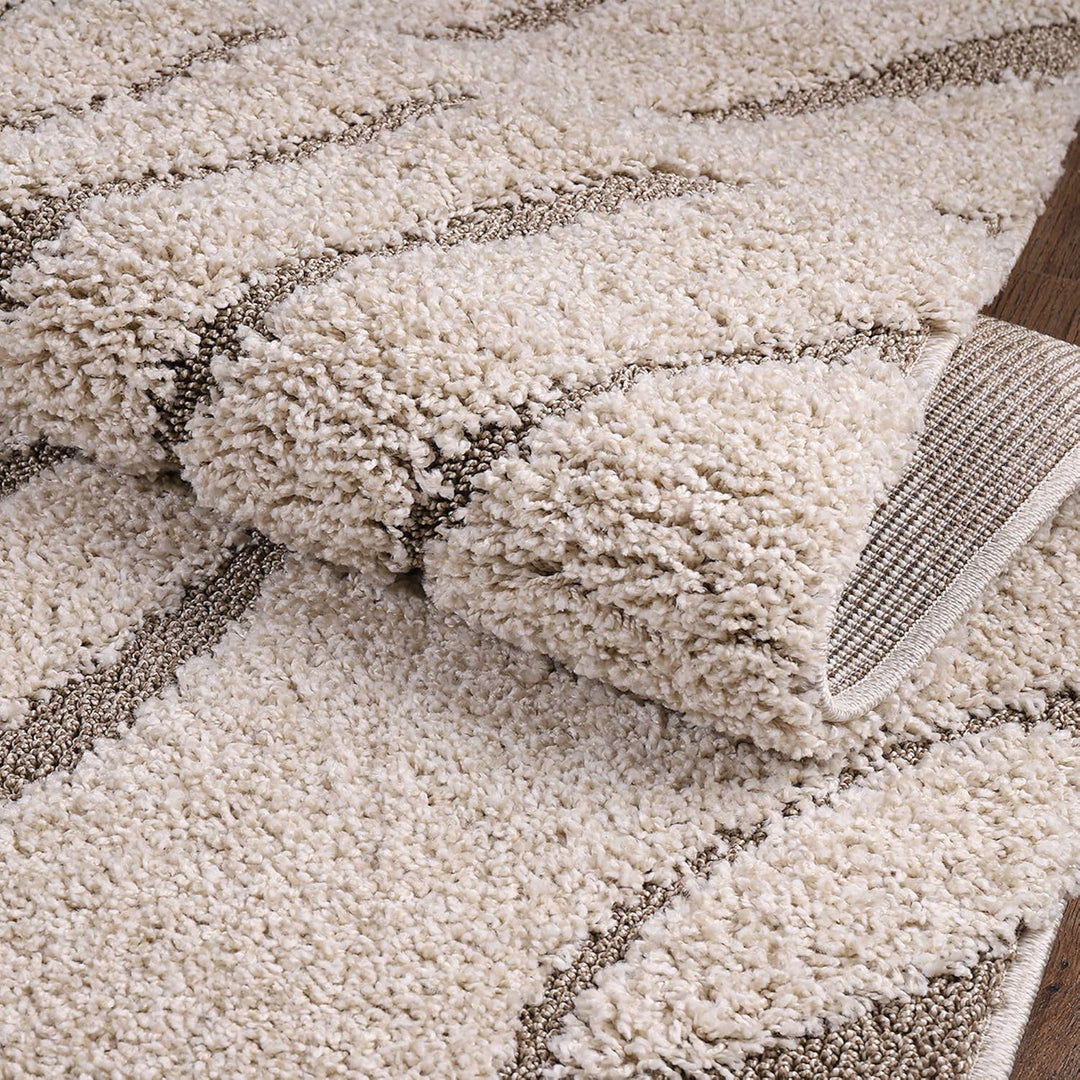 SANAT Wohnzimmer Teppich - Luxus Shaggy Nicht-schuppend Teppich, Wohnzimmer Schlafzimmer Esszimmer E
