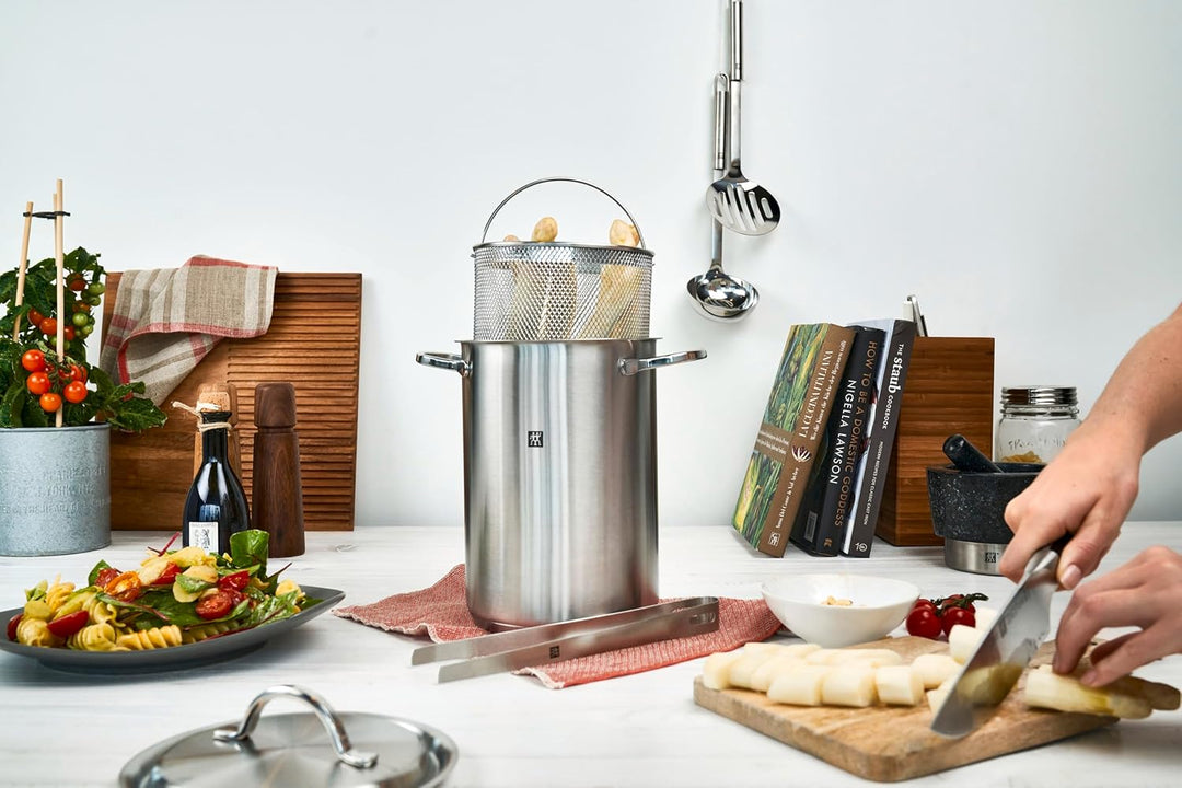 ZWILLING TWIN Specials Spargel-/Nudeltopf, 16cm, 4,5 L, Für alle Herdarten geeignet, Edelstahl, Silb
