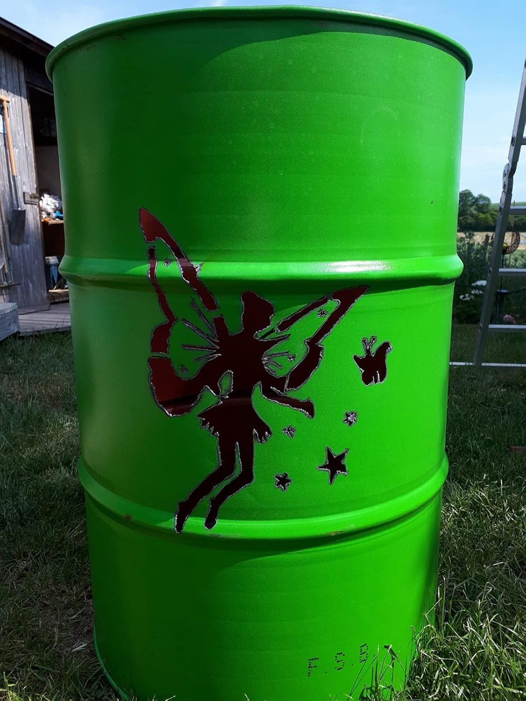 Feuertonne mit Motiv (Wunschmotiv), Wunschmotiv