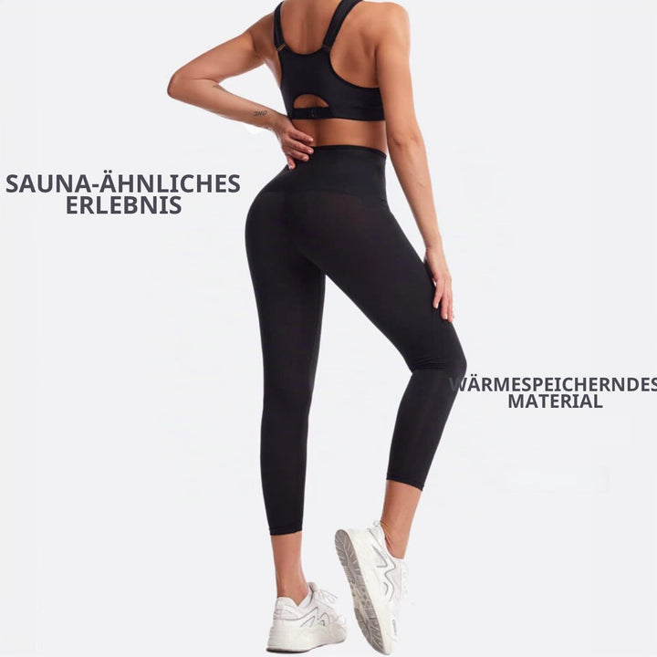 Nano Hertz Hosen Sauna Sporthose Abnehmen Hosen Laufhose Hot Thermo Sweat Schwitzhose Schwitzen Jogg