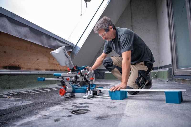 Bosch 1x Staubbeutel mit Click-and-Clean-Aufnahme (für Kapp- und Gehrungssäge von Bosch, Professiona