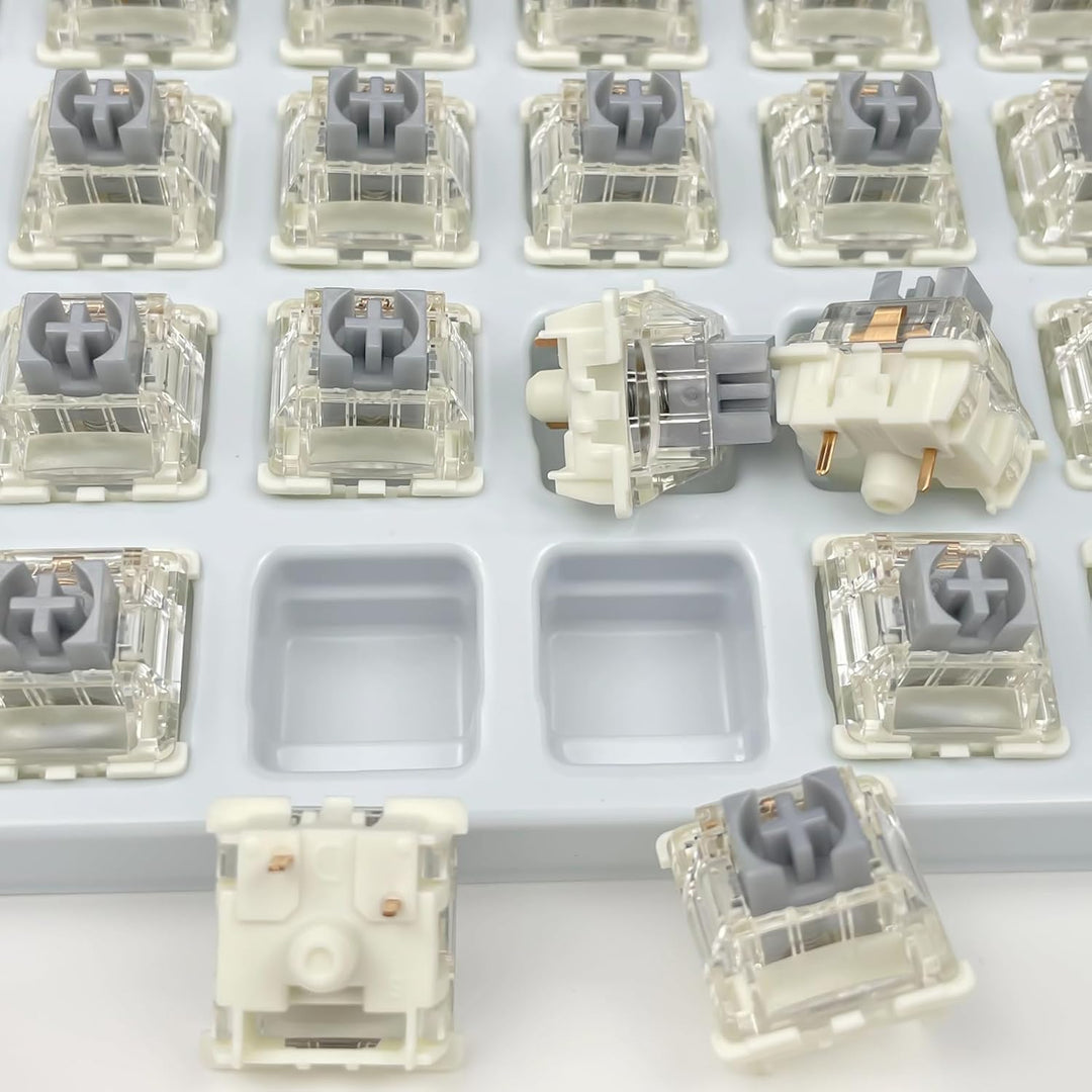 kutethy Gateron G Silver Pro 3.0 Schalter vorgeschmiert 3-polig RGB SMD linear staubdicht einzelner