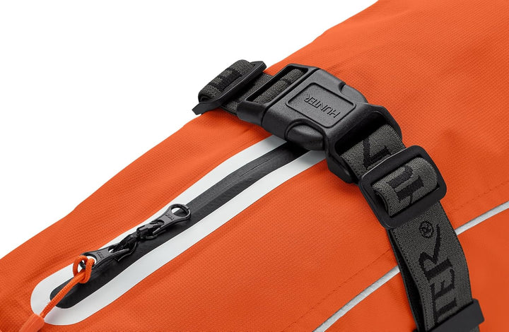 HUNTER Hundemantel NORDBY, Farbe: orange, wasserabweisend, warm gefüttert, reflektierend, ideal für