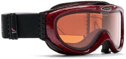 ALPINA Skibrille Freespirit One size rot logo, rot logo