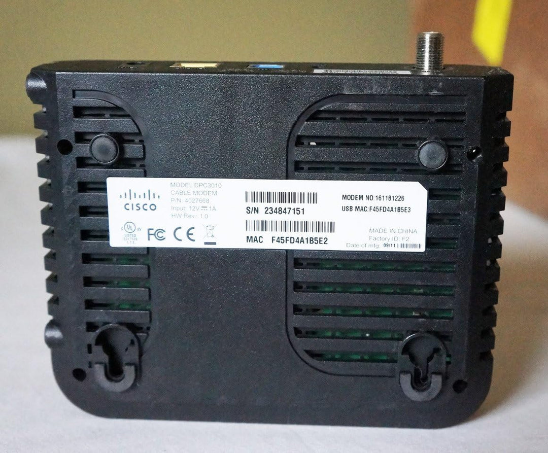 Cisco DPC3010 DOCSIS 3.0 8x4 Kabelmodem (USB 2.0 / Gigabit Ethernet) (4027668)