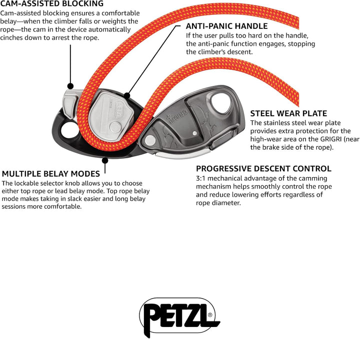 PETZL Grigri+ Orange, Orange