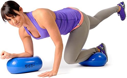 Original Pezzi® Mini Eggball® Gymnastik Ball Yoga Pilates Ball Übungsball Standard (Blau) Partnerkom